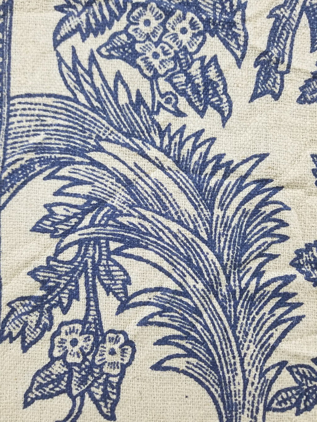 Vintage French Toile de Jouy Printed Romantic Scenic Textile Panel 305x129cm
