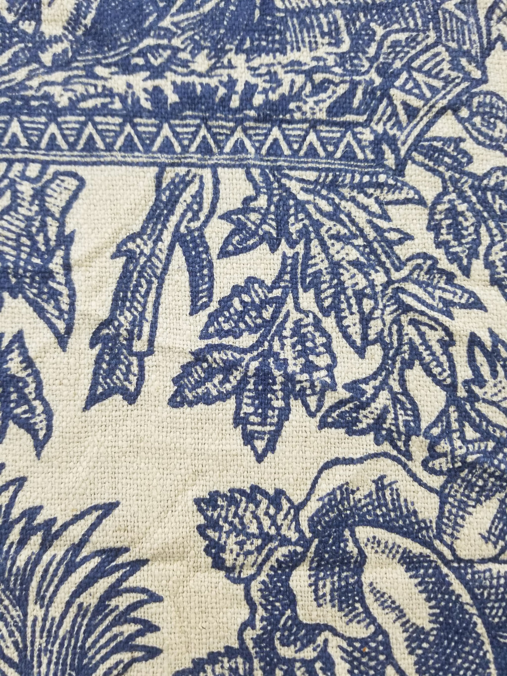 Vintage French Toile de Jouy Printed Romantic Scenic Textile Panel 305x129cm