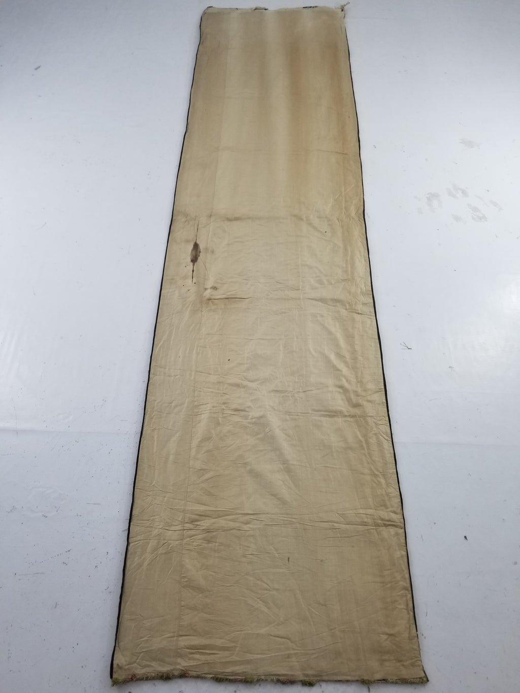 Antique Rare Italian Flame Stitch Velvet Textile Runner 310x76cm