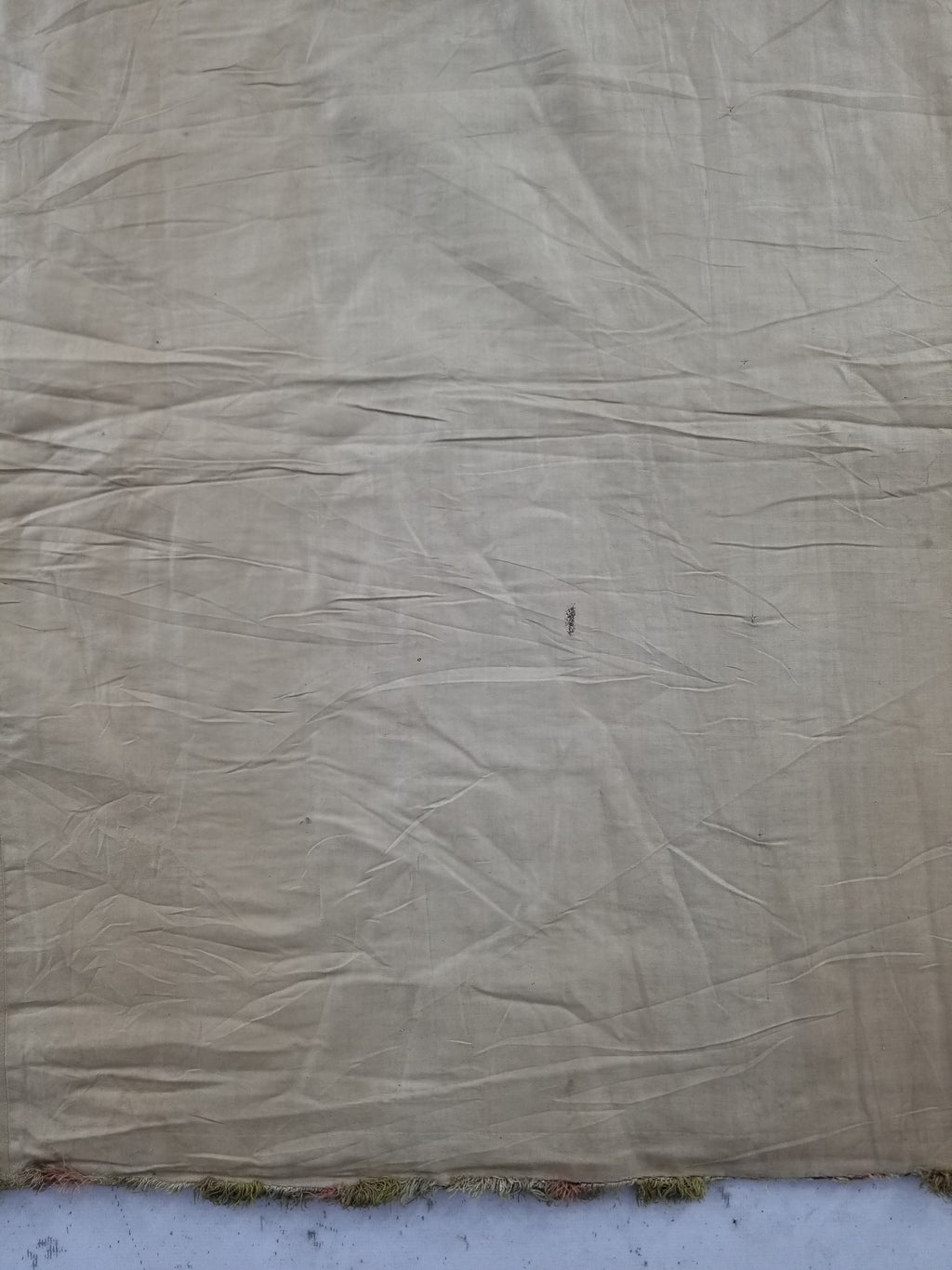 Antique Rare Italian Flame Stitch Velvet Textile Runner 310x76cm